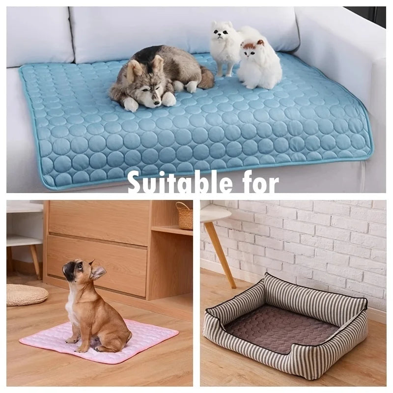 Pets Cooling Mat Summer Pet Cold Bed Extra Large For Small Big Dogs Pet Accessories Cat Durable Blanket Sofa Cat Ice Pad Blanket