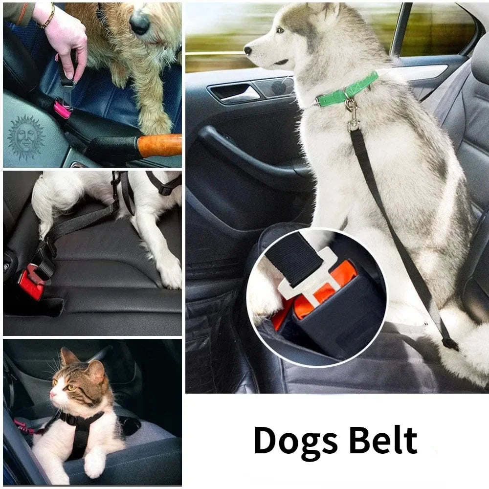 Adjustable Pet Cat Dog Car Seat Belt Pet