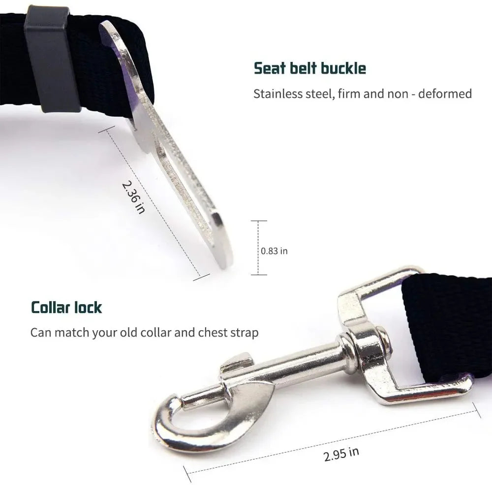 Adjustable Pet Cat Dog Car Seat Belt Pet