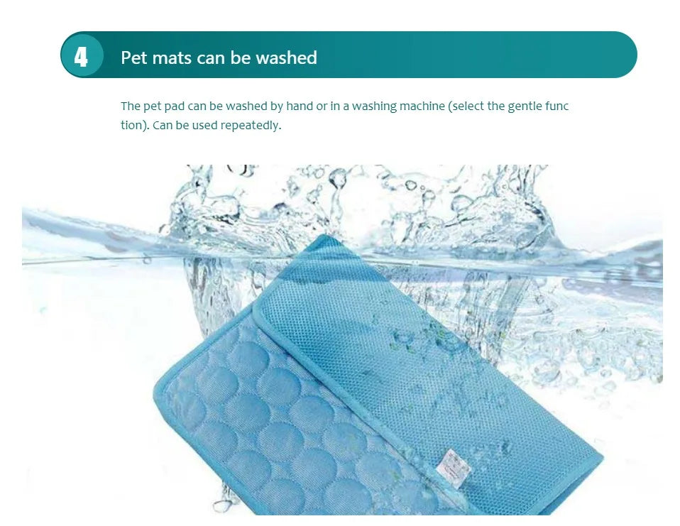 Pets Cooling Mat Summer Pet Cold Bed Extra Large For Small Big Dogs Pet Accessories Cat Durable Blanket Sofa Cat Ice Pad Blanket