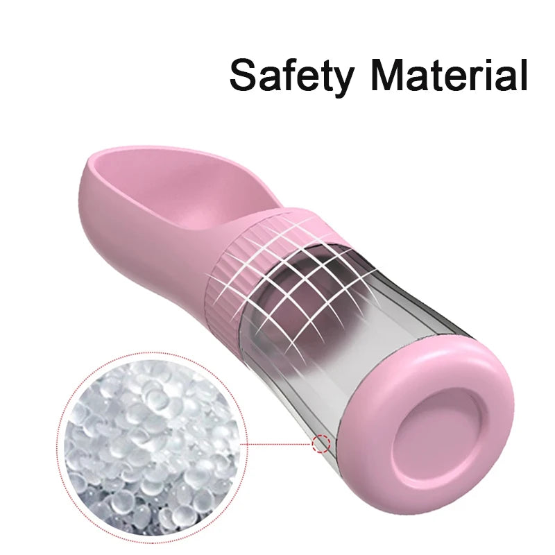 2- in-1 Portable Dog Water Bottle - Leakproof and Travel Ready