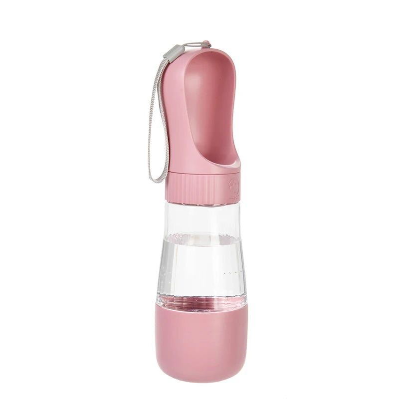 2- in-1 Portable Dog Water Bottle - Leakproof and Travel Ready